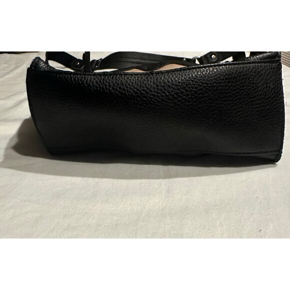 The SAK Silverlake Black Pebble Leather Studded Fringe Crossbody Shoulder Bag - Picture 9 of 13